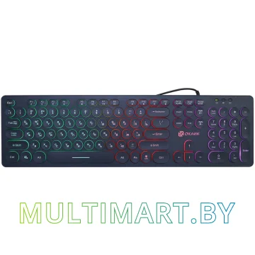 Клавиатура Oklick 420MRL (черный)